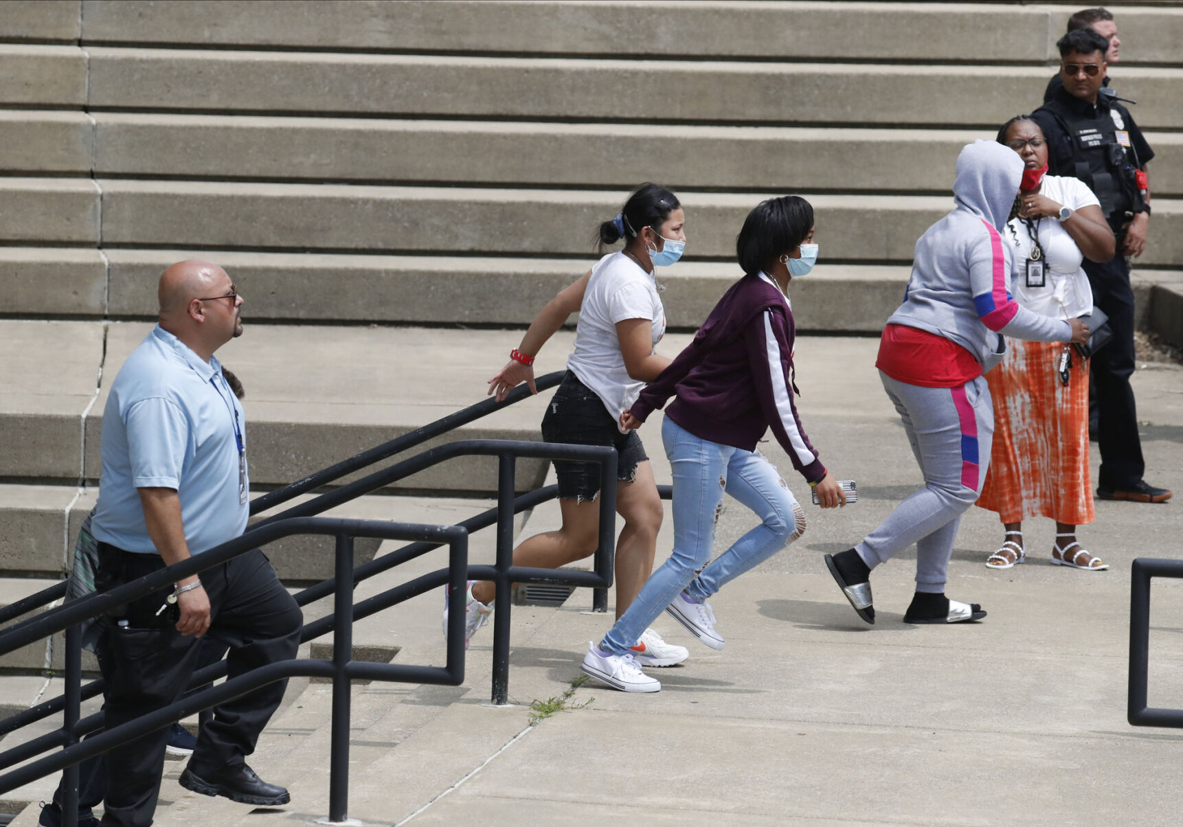 Drew Science Magnet School lock down (copy)